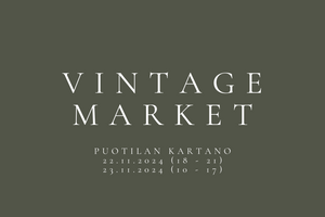 Seuraava Vintage Market Puotilan Kartanolla 22. - 23.11.2024!